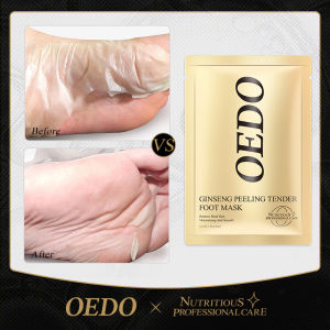 OEDO 1Packs Skin Care Ginseng Extract Peeling Dead Skin Feet Mask  Foot Care  Exfoliating Skin Socks Beauty Foot Socks