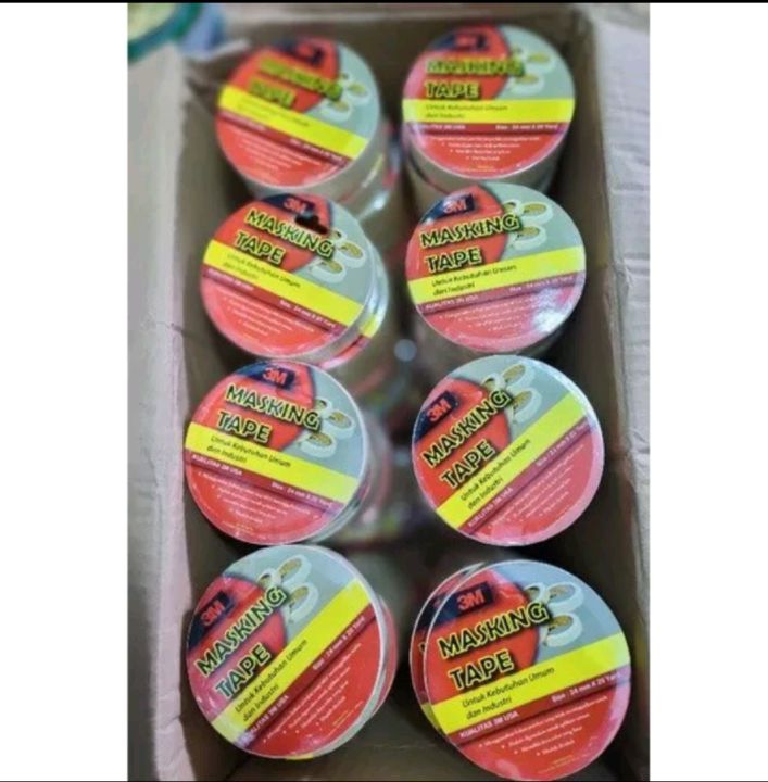 LAKBAN%20KERTAS%203M%20/%20LEM%20MASKING%20TAPE%203M"24MM%20(%201%20INC)%20-%20Image%203