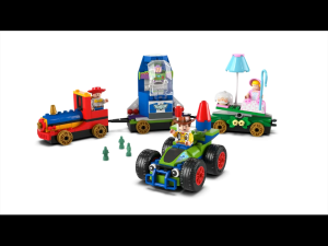 LEGO Disney Pixar 43264 Toy Story Celebration Train & RC Car (206 Pieces) Building Blocks for Kids (4 Tahun+)