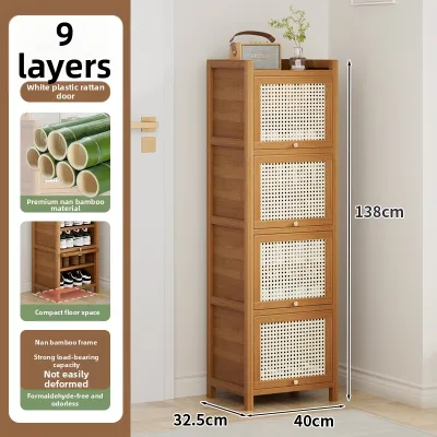 CHUJUN | Dustproof Multi-layer Shoe Cabinet Space-saving Narrow Entrance Organizer