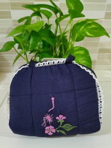 Mukena Parasut Best Seller Biru Dongker