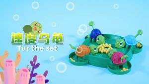 4 Players Hungry Turtle Eat Beans Ball Puzzle Family Interactive Board Game Learning Kids Boys Girls Indoor Toys 3375