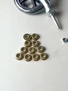 4pcs Bearing Klaher Garpu Kursi Roda Depan Bering Kursi Roda Ori Sparepart Kursi Roda Sparepart Kursi Roda