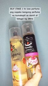 BUY 1 TAKE 1 PERFUME V.V. LOVE Vanilla Essence Squash Coffee Late Cappuccino Coffee SugarLoaf Prune Poseko Organic Cup Cake Fragrance Body Mist 236ml