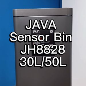 JAVA Sensor Bin | VEGAS | JH8828 | 50L | Multiple Colours | Rubbish Bin | Trash Bin | Recycling Bin | Garbage Bin | Soft Closing Bin