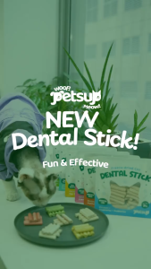 Petsup Freeze Dried Cat Dental Sticks Fresh Breath Tartar Remover Oral Care Supplemental Treats