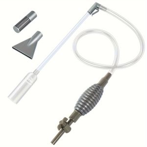 3-in-1 Multifunctional Aquarium Water Changer Manual Fish Tank Cleaning Siphon with Flow Control Debris Vacuum Fish Tank Drainer