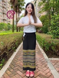 Xishuangbanna Dai Womens Clothing Set New 2024 Travel Outfit Water-Throwing Festival Traditional Ethnic Costume Small Size