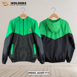 HOLDERS Jaket Olahraga Parasut | Windbreakers Hoodie Zipper Tracktop Suit Casual Vintage SAGA Series