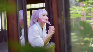 Kamisato Ayaka Cosplay CostumeKimono Game Genshin lmpact KendoUniform Full Set Halloween party