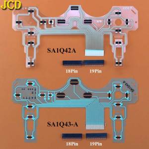 Ribbon Circuit Board Film Joystick Flex Cable Conductive Film For PS2 SA1Q42A SA1Q43-A Controller 18pin 19Pin Socket Connector