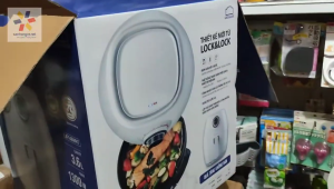 Nồi chiên không dầu Lock&lock Air Fryer dung tích 3.6 lít 1300W EJF148WHT Bảo Hành 12 Tháng