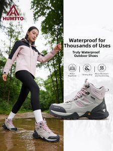 HUMTTO | Waterproof Slip-resistant Durable Shock-absorbing Lightweight Womens Hiking Shoes