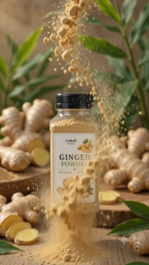 Ginger Powder Premium Quality | Fine Ground Ginger Powder | Natural Aromatic Spice | Culinary Herbs & Spices | Perfect for Baking Tea Stir-Fry Soups Marinades Curries Spice Blends & Everyday Cooking | 250mL Bottle