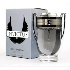 Parfume pria eau de toillette invictus p4ccO rabanne 100ml EDT for men silver abu