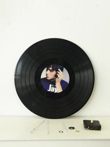 phone Record Pendulum Clock Clock Decoration High-Grade Desktop Hallway Living Room R Ornament Niche Birthday Gift