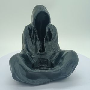 1PCS A Mysterious Black-Claud Figure Wax Table Ornament Resembling the Grim Reaper a Dark Halloween Atmosphere Tabletop Ornamen