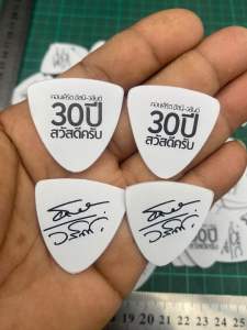 ปิ๊กกีต้าร์ ที่ระลึกงานคอนเสิร์ต สำหรับเก็บสะสม