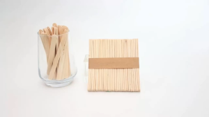 150mm Wooden Popsicle Sticks Eco Friendly 250 pcs 5 packs of 50pcs