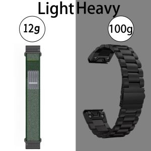 QuickFit 22mm 26mm Nylon Strap For Garmin Fenix 8 6XPro 5XPlus/Epix Gen 2 7X Pro TACTIX DELTA instinct 2X Bracelet Watchband