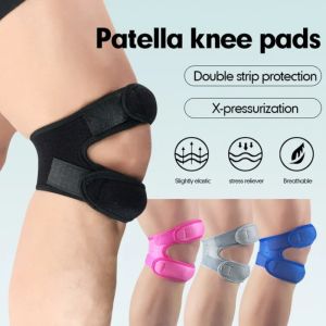 1 Piece of Neutral Adjustable Sports Knee Protector Outdoor Fitness Gym Hiking Running Knee Patella Leg Strap