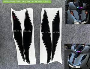 [ 1 CẶP ] DÁN XINHAN TRƯỚC FULL ĐEN CHO SH 2020 - 2023