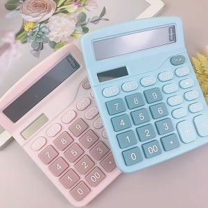 Battery and Solar Calculator: A Cute 12 Basic Function Calculator for School, Accounting & Office Supplies