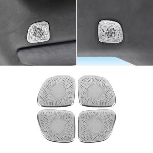Thép Không Gỉ Mái Ô Tô Âm Thanh Còi Hood Tweeter Loa Bao Viền Miếng Dán Cho Xpeng G6 2023-2025 Phụ Kiện Trang Trí
