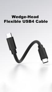 Hagibis USB C to USB C Cable USB 4 Full Function Cable 80Gbps 240W Fast Charging 8K Video Cord For Thunderbolt 5 iPhone 17 Pro