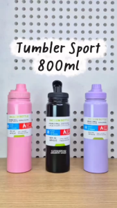 TUMBLER SPORT 800ML - 1000ML / TUMBLER STAINLESS STEEL TAHAN PANAS DINGIN / BOTOL MINUM