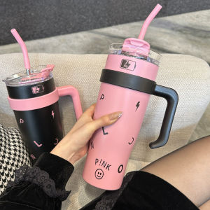 Termos Cangkir Mobil Portable Bottle Vacuum Stainless 1200ml Terisolasi Vakum Mobil Portabel Baja Tahan Karat