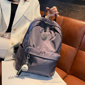 กระเป๋าเป้สะพายหลังผ้าอ็อกซ์ฟอร์ดความจุขนาดใหญ่สำหรับนักเรียนวิทยาลัย กระเป๋าเดินทางคอมพิวเตอร์แฟชั่นสำหรับผู้หญิง กระเป๋าใส่หนังสือแบบนิ่ม