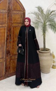 damla id gamis abaya zannah dress produk amore by ruby ekslusif abaya terbaru 2025