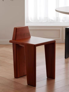 MU FENG ZHI NAN | Vintage Wood Chair Dining With Back
