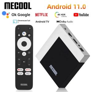 กล่องทีวี MECOOL Original KM7 PLUS Netflix 2GB16GB ระบบ Android Smart TV 11 ได้รับการรับรองจาก Google รองรับความละเอียด 4K ชิปประมวลผล Amlogic รองรับ IPTV WIFI ภาษาฮีบรูและภาษาอาหรับ