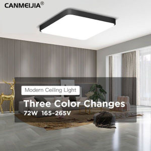 CANMEIJIA 3 colors Changeble Led Ceiling Light 50W 70W 40cm 50CM Modern Ceiling Lamp for Living Room Lighting Fixture Bedroom Kitchen Surface Mount Flush Panel Light