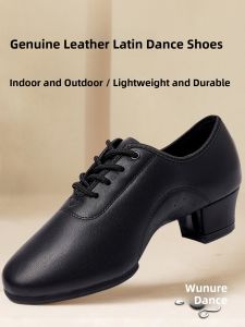 WUNUO | Children Soft Sole Medium Heel Dance Shoes