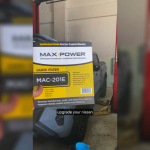 MAX POWER Cabin Air Filter for Nissan Navara NP300JukeCefiroMuranoSentraSerenaX-Trail MAC-201E