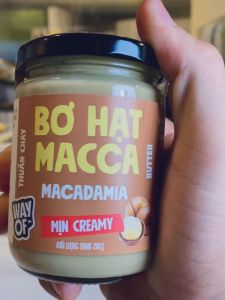 WayOf | Bơ Hạt Macca Nguyên Chất -  Ăn Kiêng Không đường Giàu dinh dưỡng | Eat Clean |  Macadamia Butter