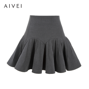 AIVEI | Celebrity-Style Autumn Sweet and Slimming Puff Skirt