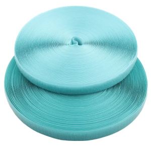2cm Robin Egg Blue Self-Adhesive Hook and Loop Tape Nylon Sticky Back Fastener Strips for DIY Sewing Garments Bags Crafts