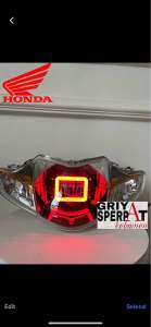 Lampu depan Honda revo absolute led daymaker 2010 2011 2012