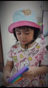 Topi Anak - Bucket Hat Tali Anak