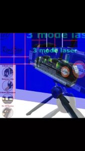 Ruibao Laser Level Pro 3 / Waterpass Meteran Laser 250 cm