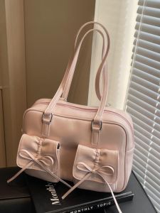 กระเป๋าเป้สะพายหลังผู้หญิง Mivor ขนาดใหญ่ กระเป๋าเป้สะพายไหล่แบบลำลอง กระเป๋าเป้แบคคลูด กระเป๋าโบว์ผีเสื้อ กระเป๋าเป้สะพายหลังสไตล์วินเทจสำหรับฤดูหนาวปี 2024