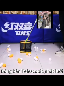 <GK>  Sân bóng bàn Tennis Ball Telescopic Picker Ball Picker Điều chỉnh góc Picker Lưới Picker