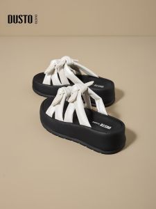 DUSTO | Soft Comfortable Thick Soled Flip Flops
