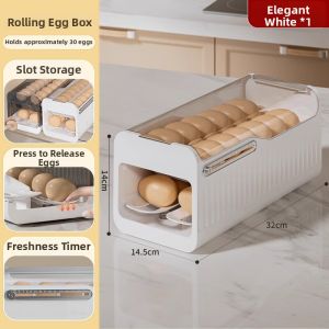 Automatic Roll Egg Storage Box High Aesthetics Freshness