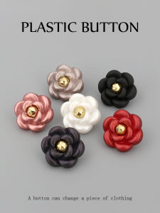 Nút Hoa Nhung Màu Sắc Nút Áo Len Dệt Kim Màu Trắng Thanh Lịch Cho Nữ Áo Khoác Cardigan Hở Nút Hoa Phụ Kiện May Vá