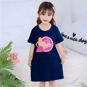 Dress Anak Perempuan BARBIE GIRL Viral Usia 1-10 Thn
